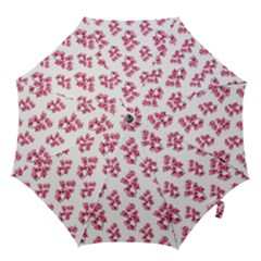 Santa Rita Flowers Pattern Hook Handle Umbrellas (medium) by dflcprints