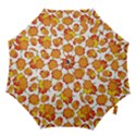 Colorful Stylized Floral Pattern Hook Handle Umbrellas (Medium) View1