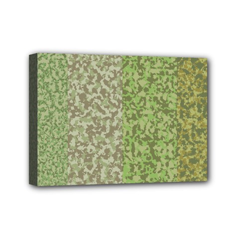 Camo Pack Initial Camouflage Mini Canvas 7  X 5  by Mariart