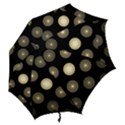 Gray Balls On Black Background Hook Handle Umbrellas (Medium) View2