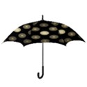 Gray Balls On Black Background Hook Handle Umbrellas (Medium) View3