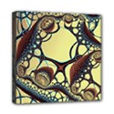 Labels Net Circle Brown Mini Canvas 8  x 8  View1