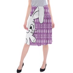 Easter Bunny  Midi Beach Skirt by Valentinaart