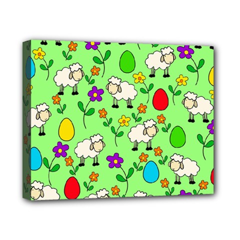 Easter Lamb Canvas 10  X 8  by Valentinaart