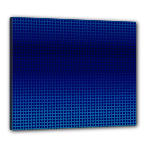 Blue Dot Canvas 24  X 20  by PhotoNOLA