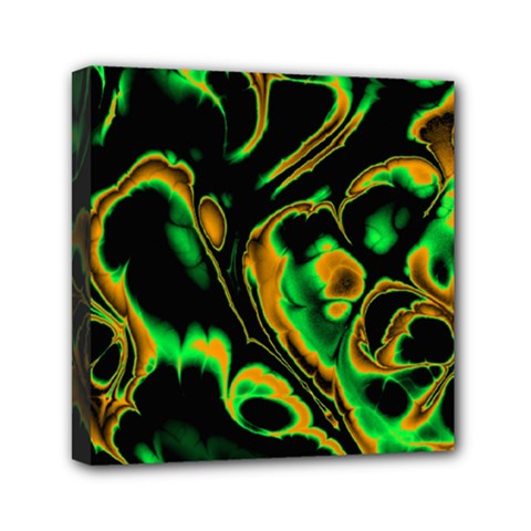 Glowing Fractal A Mini Canvas 6  X 6  by Fractalworld