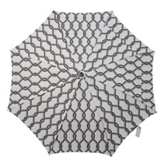 Iron Wire Black White Hook Handle Umbrellas (large) by Mariart
