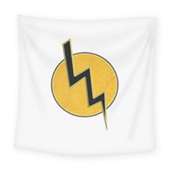 Lightning Bolt Square Tapestry (large) by linceazul