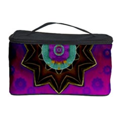 Air And Stars Global With Some Guitars Pop Art Cosmetic Storage Case by pepitasart