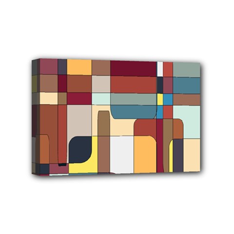 Patchwork Mini Canvas 6  X 4  by digitaldivadesigns