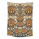 Lady Panda Goes Into The Starry Gothic Night Medium Tapestry View1