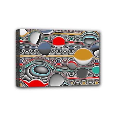 Changing Forms Abstract Mini Canvas 6  X 4  by digitaldivadesigns