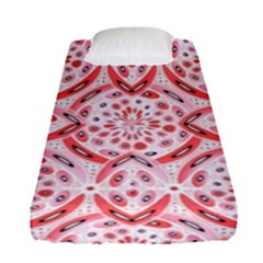 Geometric Harmony Fitted Sheet (single Size) by linceazul