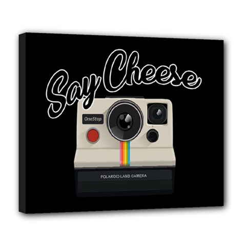 Say Cheese Deluxe Canvas 24  X 20   by Valentinaart