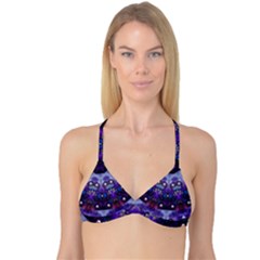 Pearls On Lavender Reversible Tri Bikini Top by KirstenStar