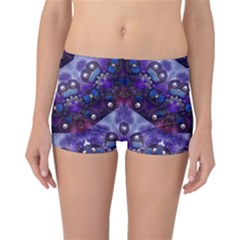 Pearls On Lavender Reversible Boyleg Bikini Bottoms by KirstenStar