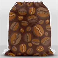 Coffee Beans Drawstring Bag (large) by Mariart