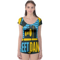 Street Dance R&b Music Boyleg Leotard  by Mariart