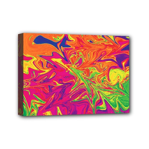 Colors Mini Canvas 7  X 5  by Valentinaart