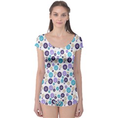 Buttons Chlotes Boyleg Leotard  by Mariart