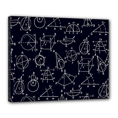 Geometry Geometry Formula Canvas 20  X 16  by Mariart