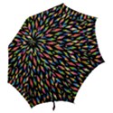 Skulls Bone Face Mask Triangle Rainbow Color Hook Handle Umbrellas (Large) View2