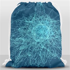 Shattered Glass Drawstring Bag (large) by linceazul