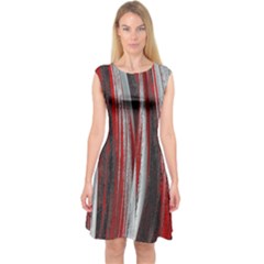 Abstraction Capsleeve Midi Dress by Valentinaart