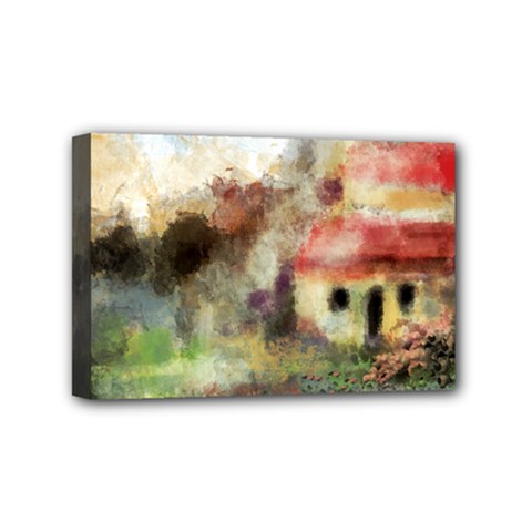 Old Spanish Village Mini Canvas 6  X 4  by digitaldivadesigns