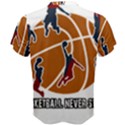 Basketball never stops Men s Cotton Tee View2