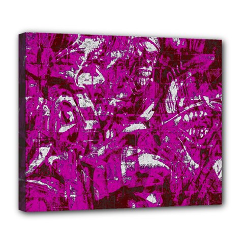Pattern Deluxe Canvas 24  X 20   by Valentinaart