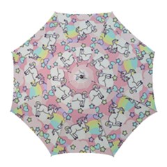 Unicorn Rainbow Golf Umbrellas by Nexatart