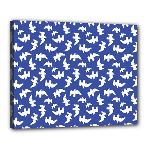 Birds Silhouette Pattern Canvas 20  X 16  by dflcprintsclothing