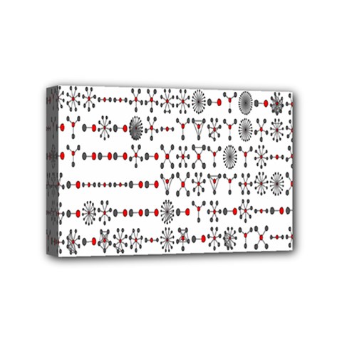 Bioplex Maps Molecular Chemistry Of Mathematical Physics Small Army Circle Mini Canvas 6  X 4  by Mariart