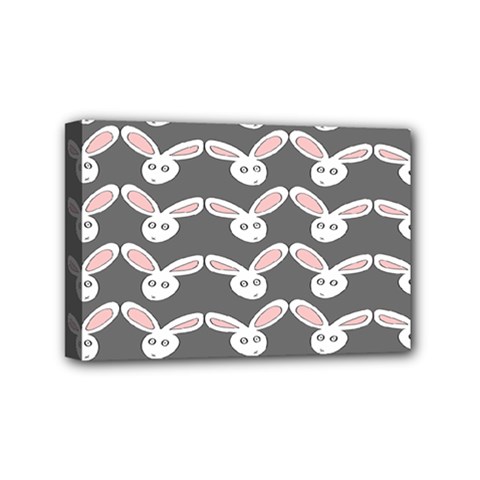 Tagged Bunny Illustrator Rabbit Animals Face Mini Canvas 6  X 4  by Mariart