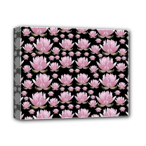 Lotus Deluxe Canvas 14  X 11  by ValentinaDesign