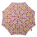 Multicolored Floral Pattern Hook Handle Umbrellas (Small) View1