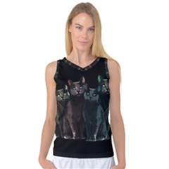 Cats Women s Basketball Tank Top by Valentinaart