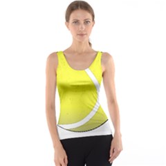 Tennis Ball Ball Sport Fitness Tank Top by Nexatart