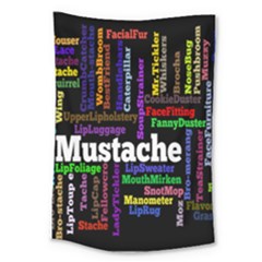 Mustache Large Tapestry by Mariart