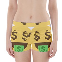 Money Face Emoji Boyleg Bikini Wrap Bottoms by BestEmojis