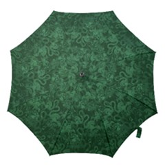 Flamingo Pattern Hook Handle Umbrellas (large) by ValentinaDesign