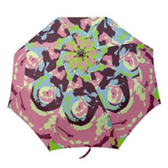 Abstract Art Folding Umbrellas by ValentinaDesign