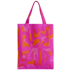 Abstract Art Zipper Classic Tote Bag by ValentinaDesign