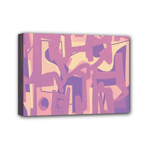 Abstract Art Mini Canvas 7  X 5  by ValentinaDesign