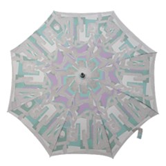 Abstract Art Hook Handle Umbrellas (medium) by ValentinaDesign