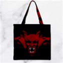 Dracula Zipper Grocery Tote Bag View1