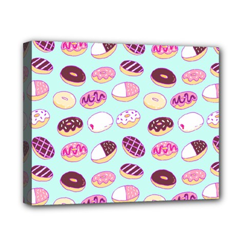 Donut Jelly Bread Sweet Canvas 10  X 8  by Mariart