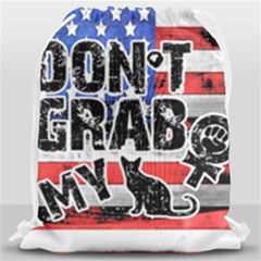Dont Grab My Drawstring Bag (large) by Valentinaart