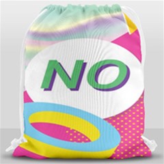 Lightning Polka Dots Circle Pink Waves Behance Feelings Beauty Drawstring Bag (large) by Mariart